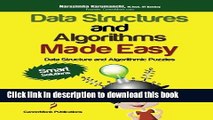 Read Books Data Structures and Algorithms Made Easy: Data Structure and Algorithmic Puzzles,