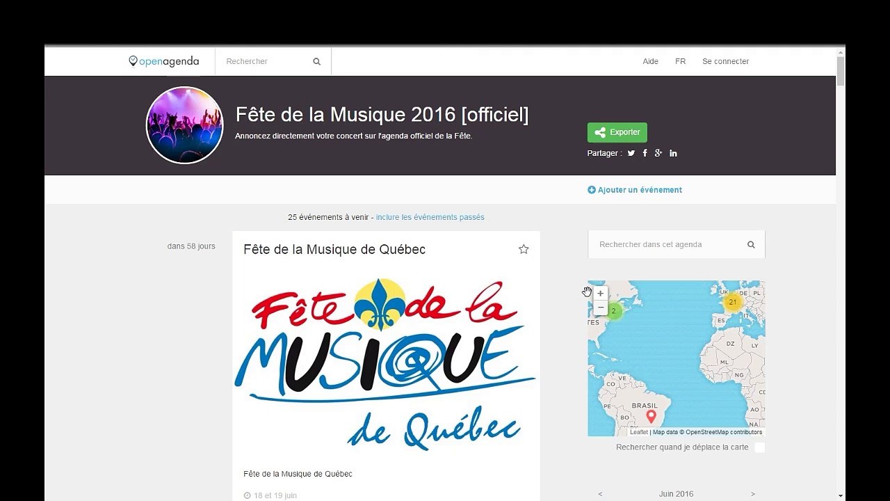 OpenAgenda - Tutoriel Contributeur