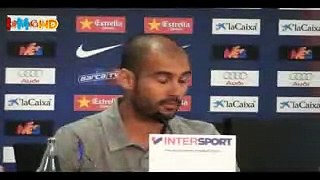 Pep Guardiola Primera rueda de prensa 20-7-2009