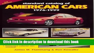 Read Book Standard Catalog of American Cars 1976-1999 E-Book Free