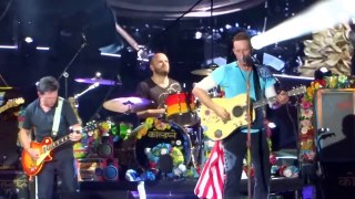 Coldplay & Michael J. Fox - Back To The Future tribute - Metlife Stadium NJ