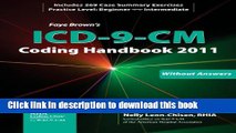 Read Books ICD-9-CM Coding Handbook, Without Answers, 2011 Revised Edition (Brown, ICD-9-CM Coding