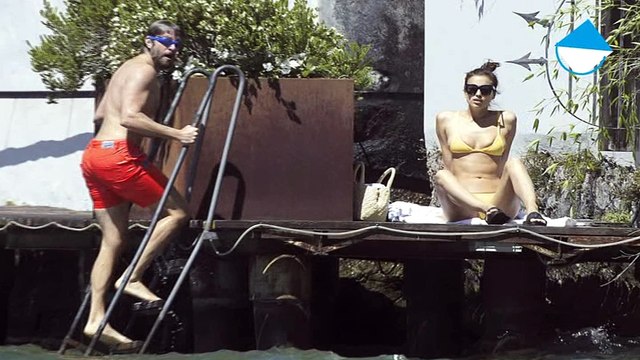 Irina Shayk flaunts her bikni-body in a skimpy bikini with sexy beau Bradley Cooper