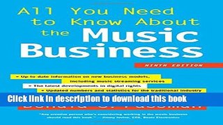 Read Books All You Need to Know About the Music Business: Ninth Edition ebook textbooks