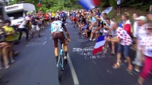 Romain Bardet fend la foule - Étape 18 / Stage 18 (Sallanches / Megève) - Tour de France 2016