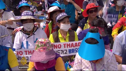 South Korea: Thousands protest against anti-missile system deployment