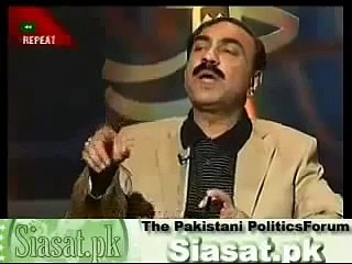 Drunk Pakistani Politician! Corruption is his right. persented by khalid Qadiani.flv
