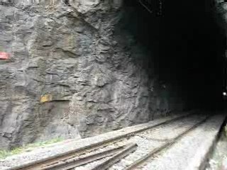 Freight Train on Railway Bridge at Igatpuri, India