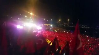 After coup attempt Turkish National Anthem