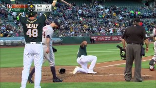 7-18-16 - Alonso's three RBIs lead A's to 7-4 win