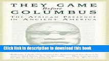 [Download] They Came Before Columbus: The African Presence in Ancient America (Journal of African