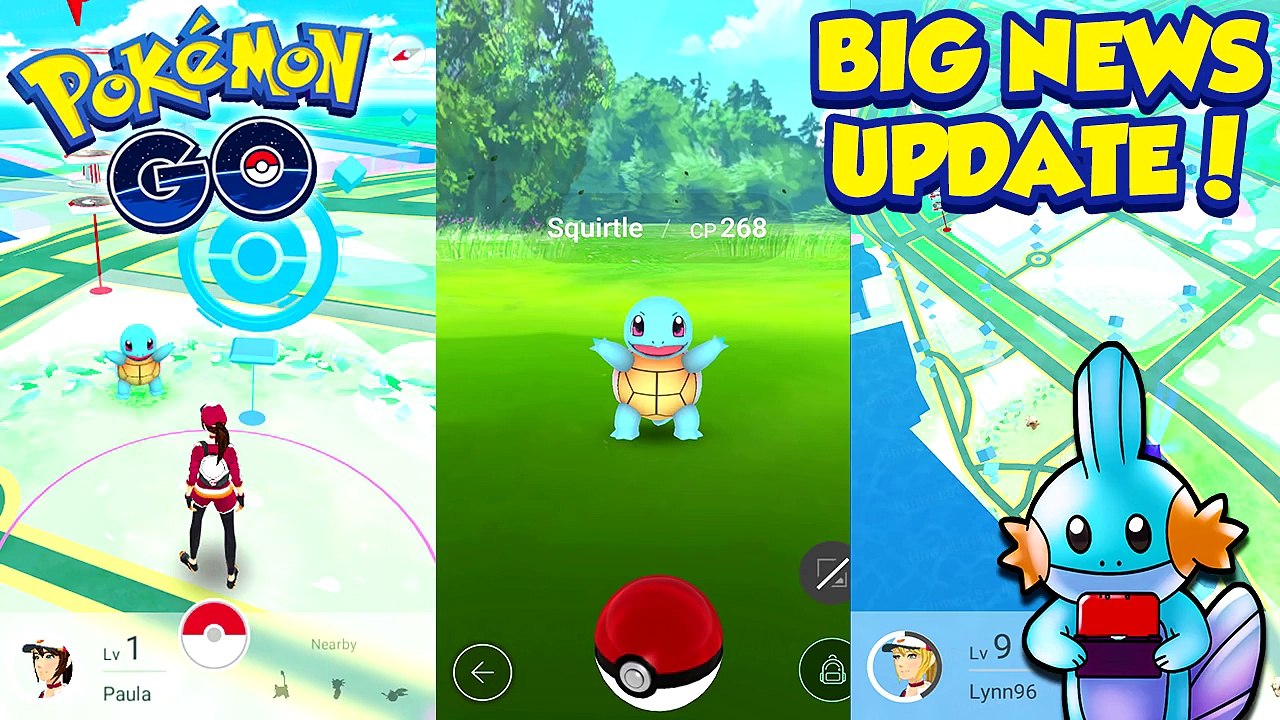 Pokémon GO - NEW GAMEPLAY SCREENSHOTS + GYMS, BATTLES, TEAMS & MORE!