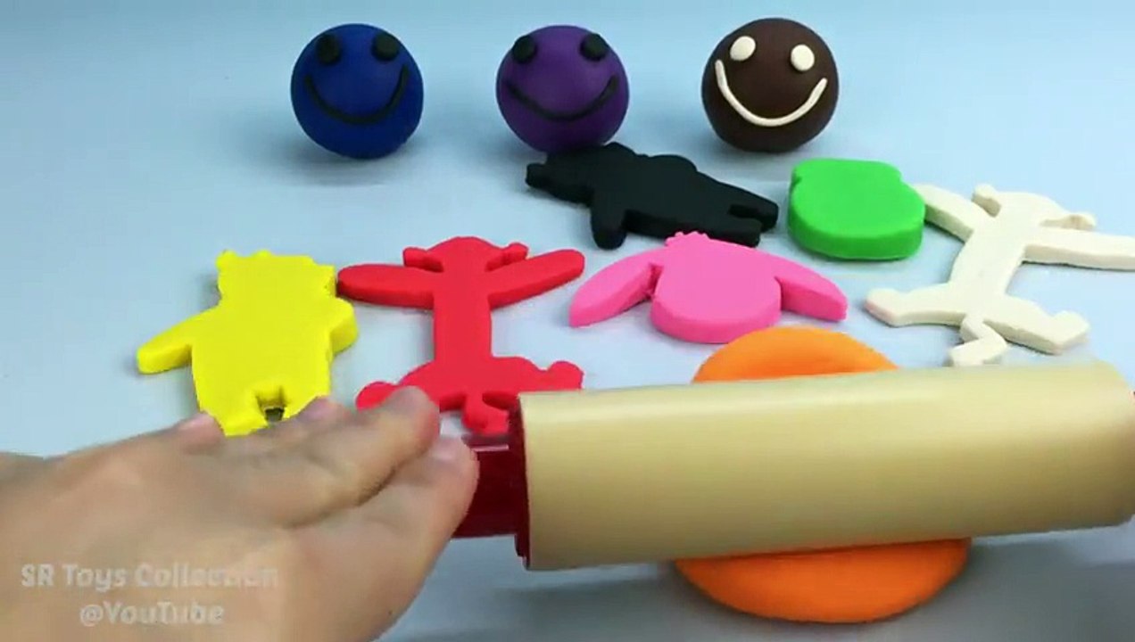 Play Doh Smiley Face with Winnie the Pooh Cookie Cutters Fun and Creative for Children #2