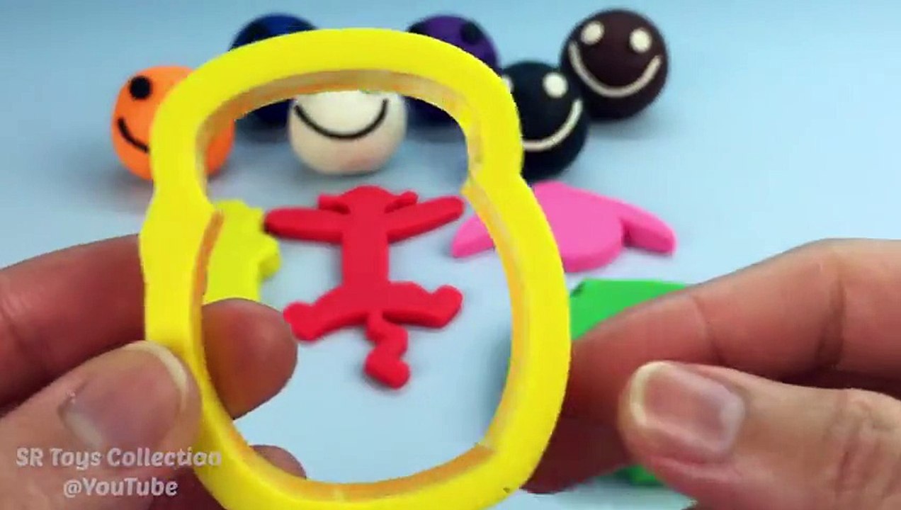 Play Doh Smiley Face with Winnie the Pooh Cookie Cutters Fun and Creative for Children #2