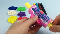 Play Dough Modelling Clay with Sea Themed Cookie Cutters Fun and Creative for Kids #2