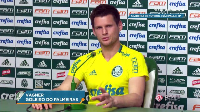 Vagner promete muito empenho nos jogos em que irá substituir Fernando Prass