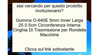 Gomma O-640E 5mm Inner Larga 25 0.5cm Circonferenza Interna Cinghia Di Trasmissione per Ron