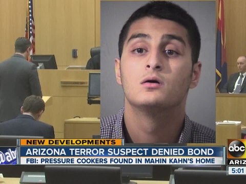 Arizona terror suspect Mahin Kahn denied bond