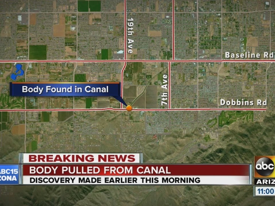 Body pulled from Phoenix canal