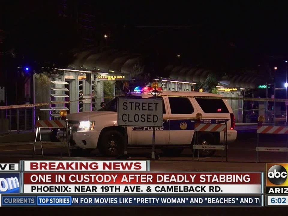 Police investigating deadly stabbing near Phoenix light rail