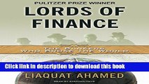Download Books Lords of Finance: The Bankers Who Broke the World [MP3 AUDIO] [UNABRIDGED] (MP3 CD)