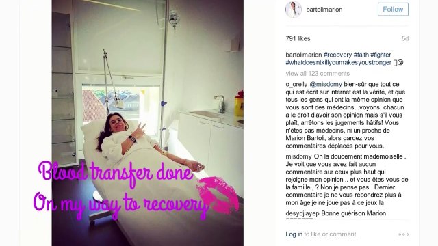 A l’hôpital, Marion Bartoli donne de ses nouvelles et dévoile ses projets