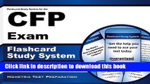 Download Flashcard Study System For the Cfp Exam: Cfp Test Practice Questions and Review For the