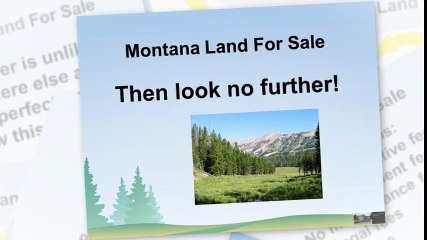 Montana Land For Sale - Like-Kind Exchange - 480-212-6324