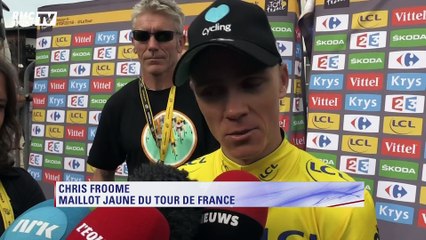 Froome : "Peut être que Romain Bardet peut monter sur le podium"