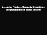Download Accounting Principles Managerial Accounting A - 