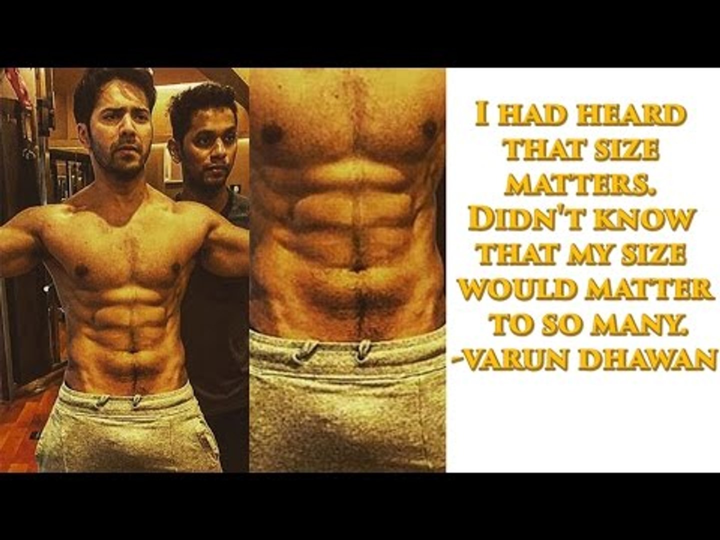 Varun Dhawan Nude Sex - Varun Dhawan Ready For Nude Scenes | Watch Video - video Dailymotion