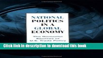 Read Books National Politics in a Global Economy: The Domestic Sources of U.S. Trade Policy