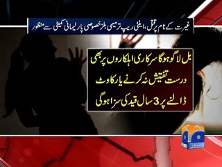 Special parliamentary body passes law against honour killings -21 July 2016