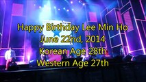 HD Lee Min Ho 이민호 Happy 28th Birthday June 22 2014