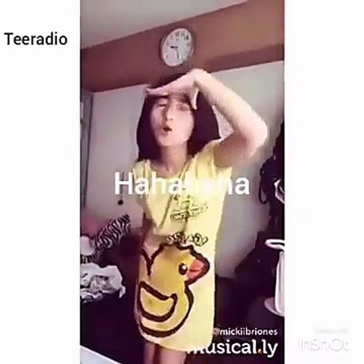 Cute Girl dance Tatlong Bibe