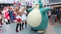 Snorlax Roams Anime Expo2016|コスプレのビデオ