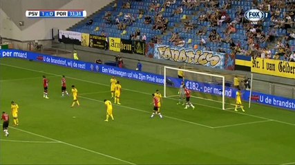 Monteiro F. (Own goal) Goal - PSV 2 - 0 FC Porto - 21-07-2016 -  Club Friendly