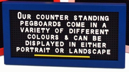 Letter Boards from The Display Centre