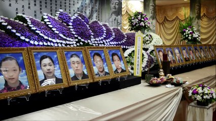 Taïwan: hommage aux 26 victimes d'un accident de bus