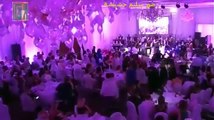 شاهد: تقديم الأخبار و النشرة الجوية على طريقة مكي هلال و زوجته في حفل زفافهما