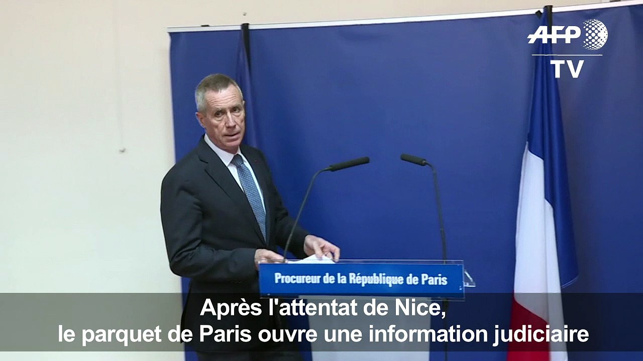 Attentat de Nice: le parquet ouvre une information judicaire