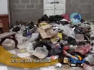 LES DEJAN BASURA - PASCO