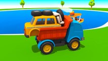Leo der neugierige Lastwagen - Besuch von einem TAXI - Animation für Kinder