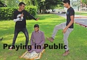 Praying in Public Harassment Social Experiment Italy