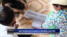 Đất ruộng bỏ hoang vì đường cao tốc