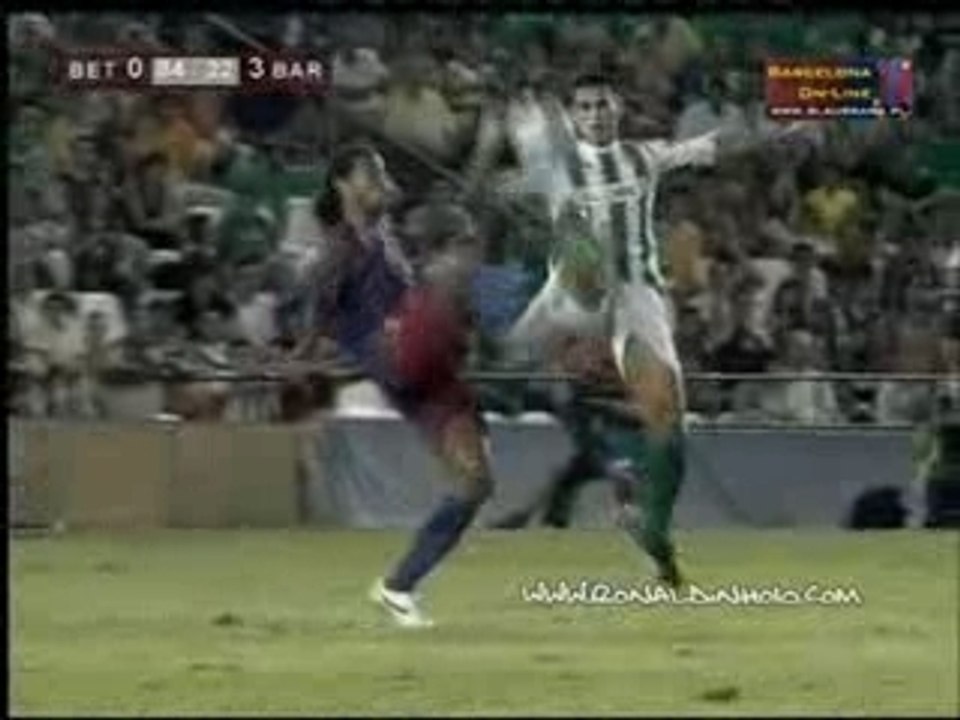 Ronaldinho sombrero amortie betis