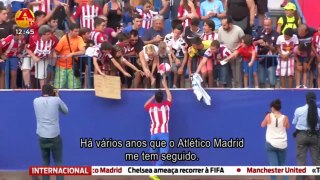 Apresentação de Nico Gaitán no Atlético Madrid
