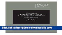 [PDF]  Bus Org in a Planning Context, Cases, Materials and Study Problems - CasebookPlus
