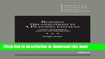 [PDF]  Business Organizations in a Planning Context  [Download] Full Ebook