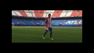 PRESENTACION de Nicolas Gaitan CON EL ATLETICO de MADRID (CANCHA) 2016-2017